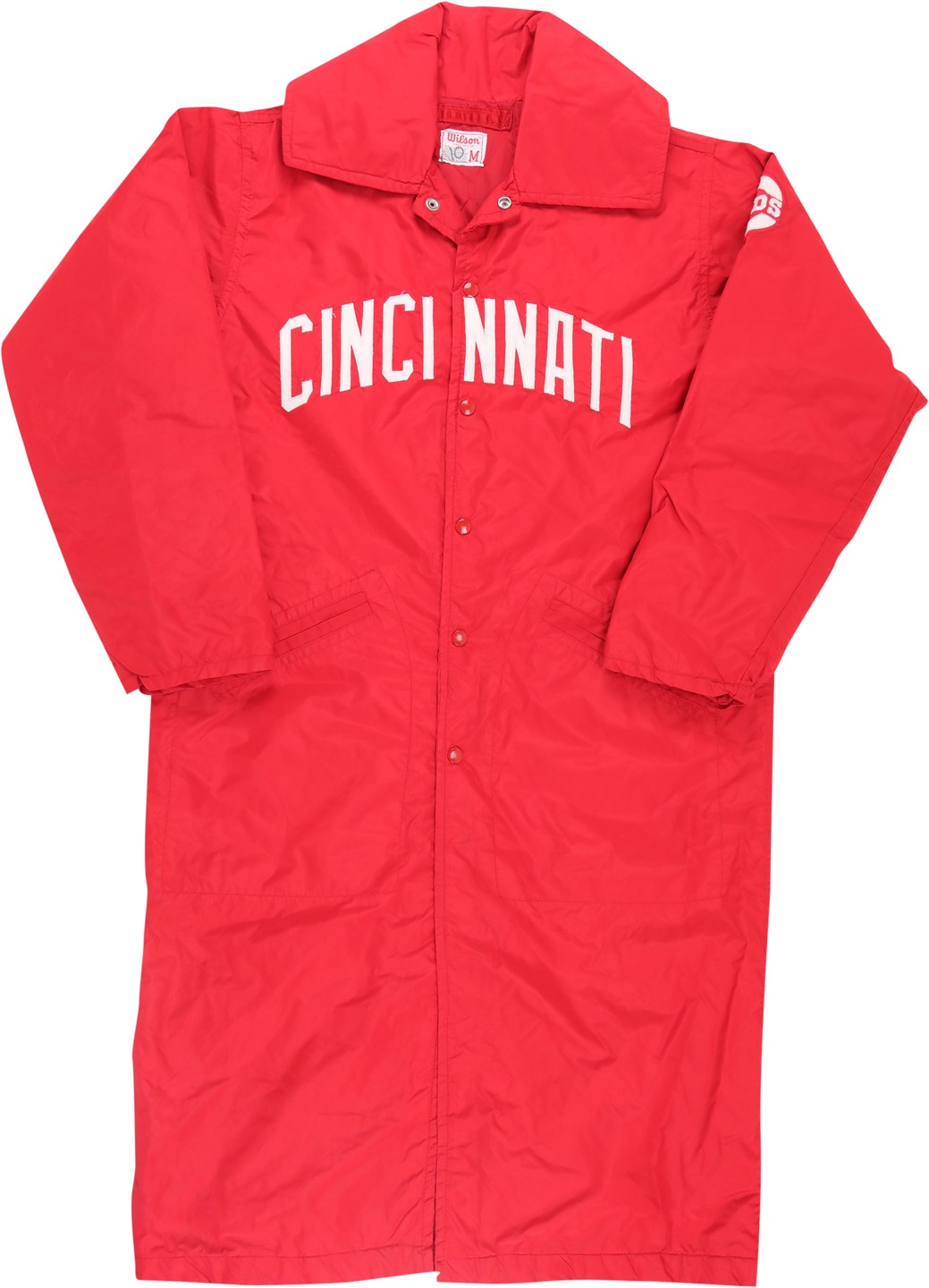 Pete Rose & Cincinnati Reds - 1970s Sparky Anderson Cincinnati Reds Game Worn Parka