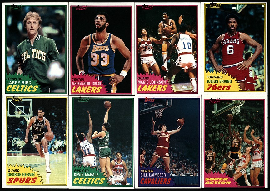 - 1981-82 Topps Basketball Complete Set (198)