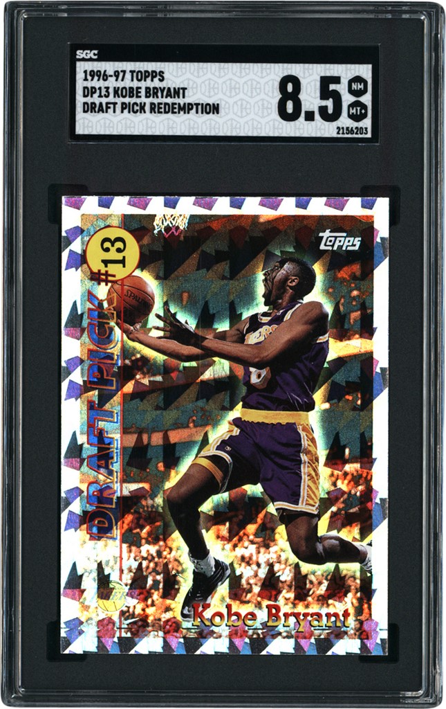 Modern Sports Cards - 1997 Topps Draft Pick Redemption #13 Kobe Bryant SGC NM-MT+ 8.5