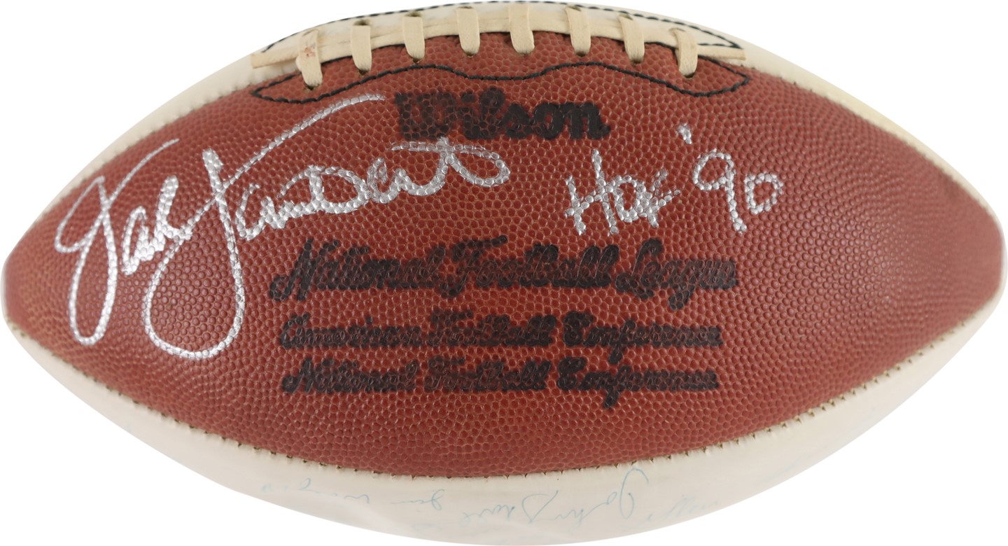 The Jack Lambert Collection - 1974 Pittsburgh Steelers Super Bowl Champions Team-Signed Football