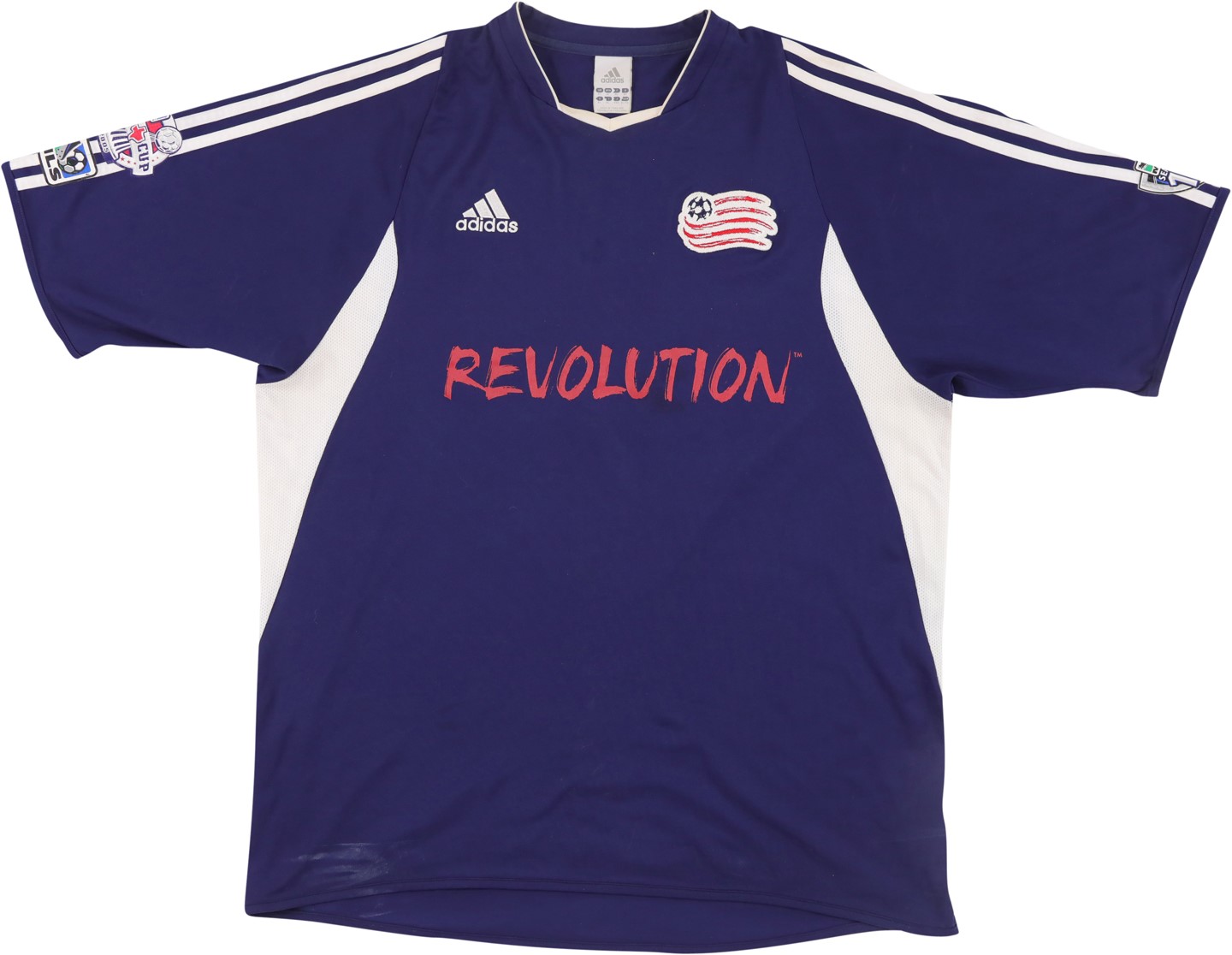 - 2005 Clint Dempsey MLS Cup New England Revolution Game Worn Jersey