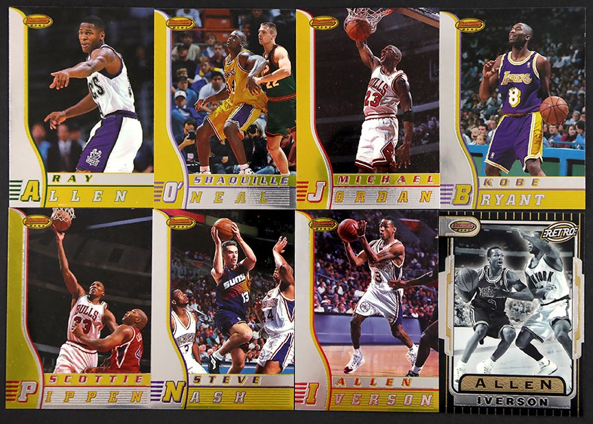 Modern Sports Cards - High Grade 1996-1997 Bowman's Best Basketball Rookie, Base & Retro Complete Sets (125) with Kobe Bryant Rookie