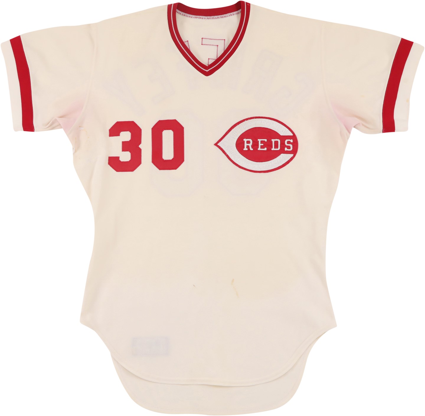 Pete Rose & Cincinnati Reds - 1980 Ken Griffey Sr. Cincinnati Reds Game Worn Jersey