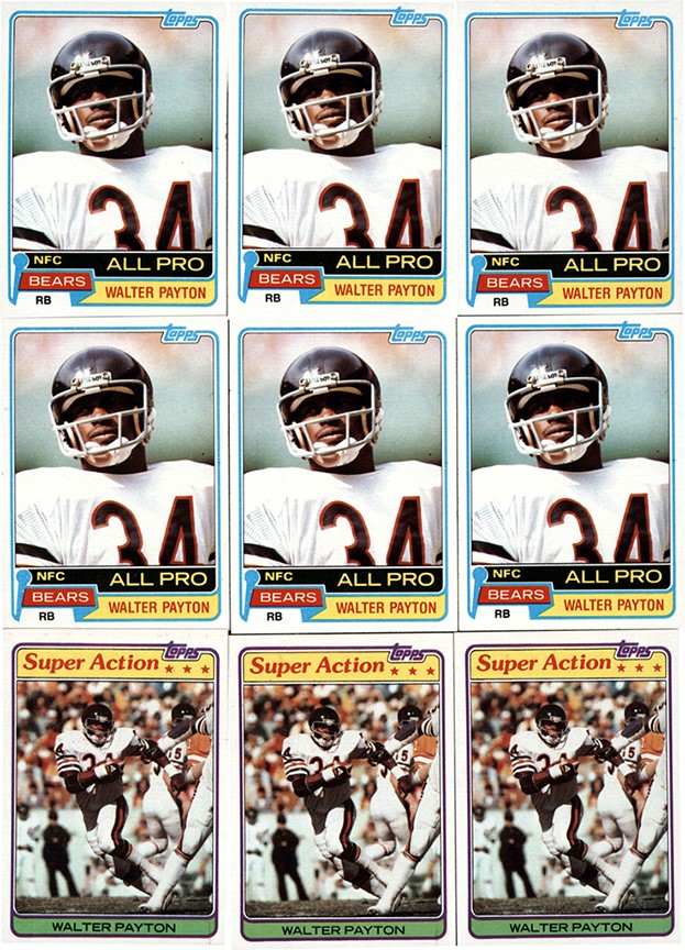 1981-85 Topps Football High Grade Hall of Famer, Rookie and Star Collection (132)