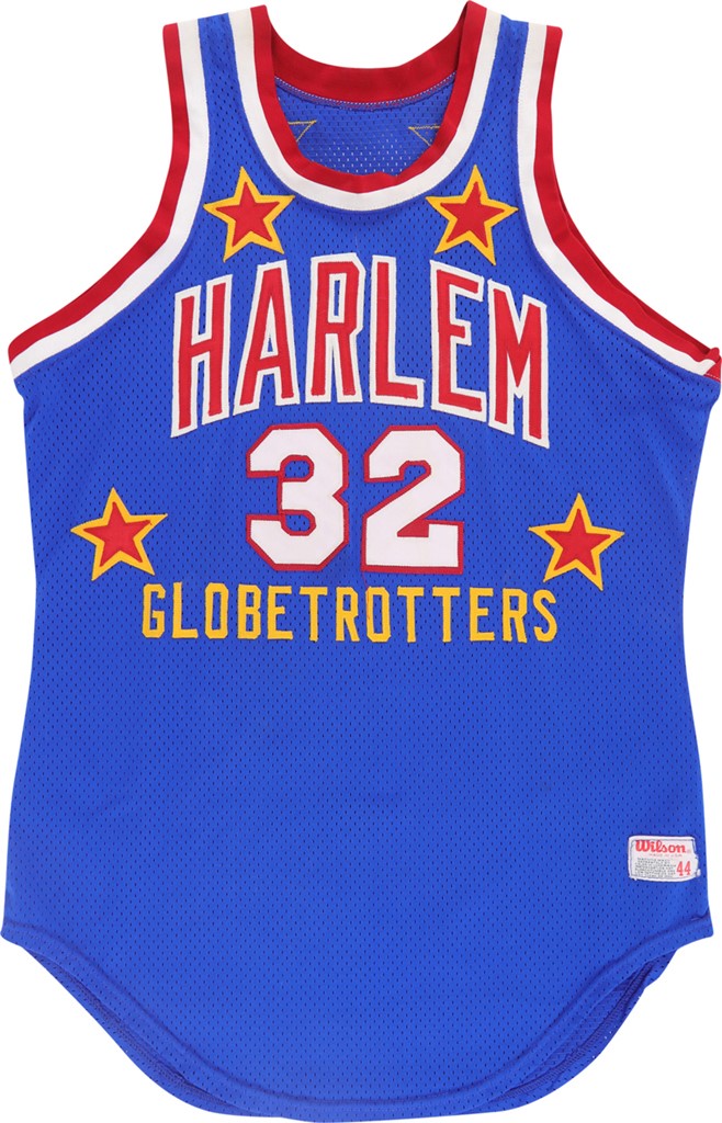 - Circa 1980s Paul "Showtime" Gaffney Harlem Globetrotters Game Worn Jersey
