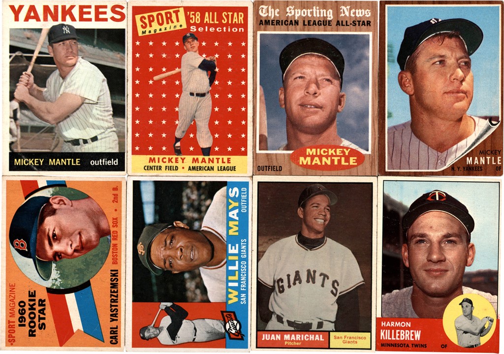 - 1952-1973 Baseball Legends and Hall of Famers Card Lot (23)