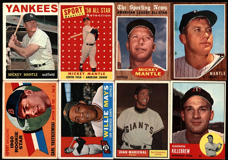 - 1952-1973 Baseball Legends and Hall of Famers Card Lot (23)