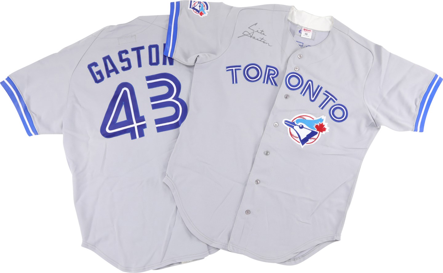 The Cito Gaston Collection - 1994 & 1996 Cito Gaston Toronto Blue Jays Game Worn Jerseys (Gaston LOA)