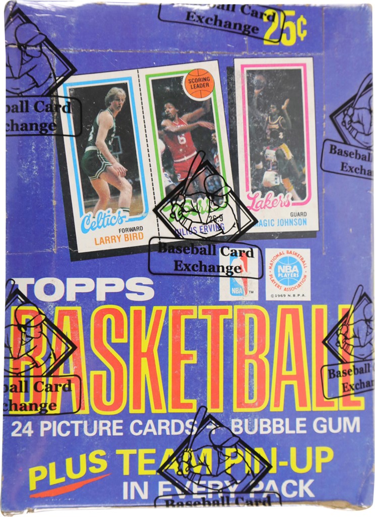 - 1980-81 Topps Basketball Unopened Wax Box - Bird/Erving/Magic Rookie Year!(BBCE)