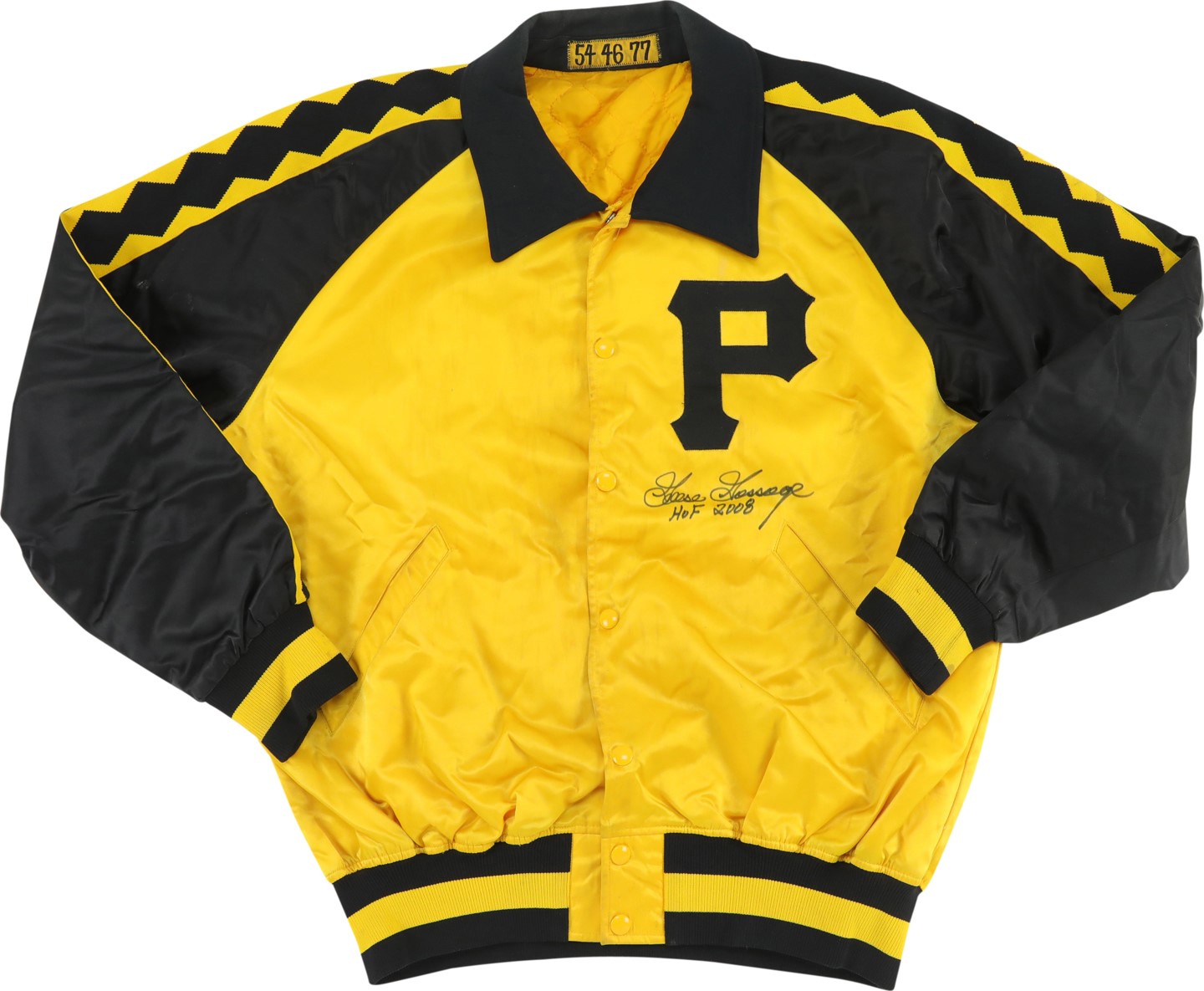 Clemente and Pittsburgh Pirates - 1977 Goose Gossage Pittsburgh Pirates Signed Game Worn Jacket (Gossage LOA)