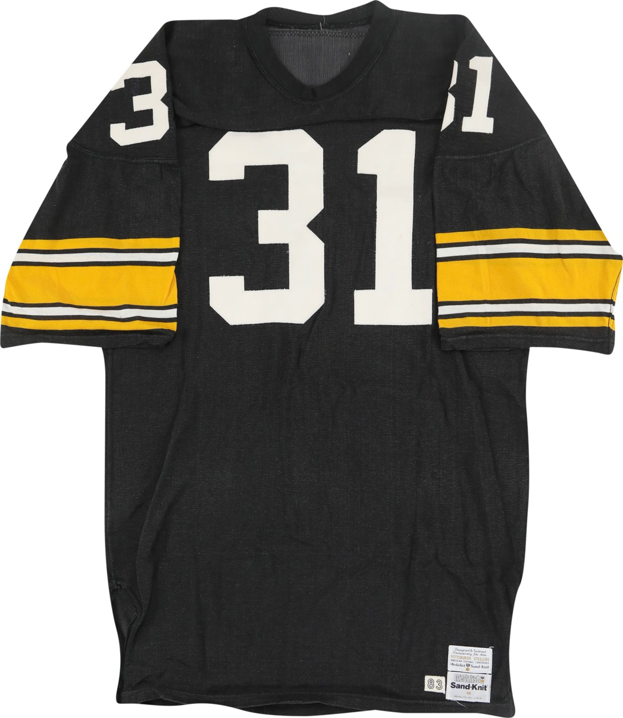 The Pittsburgh Steelers Game Worn Jersey Archive - 1983 Donnie Shell Pittsburgh Steelers Game Worn Jersey (Photo-Matched)