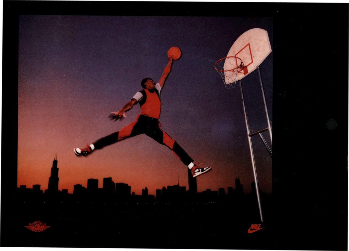 1983-85 Nike Poster Cards Complete Set (__/__) with PSA 6 Michael Jordan