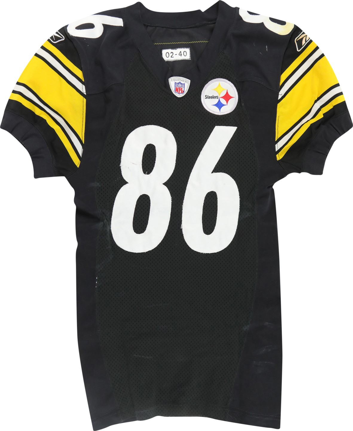 2002 Hines Ward AFC Wild Card Pittsburgh Steelers Game Worn Jersey - 520 yds & 5TDs! (Photo-Matched to FIVE Games)