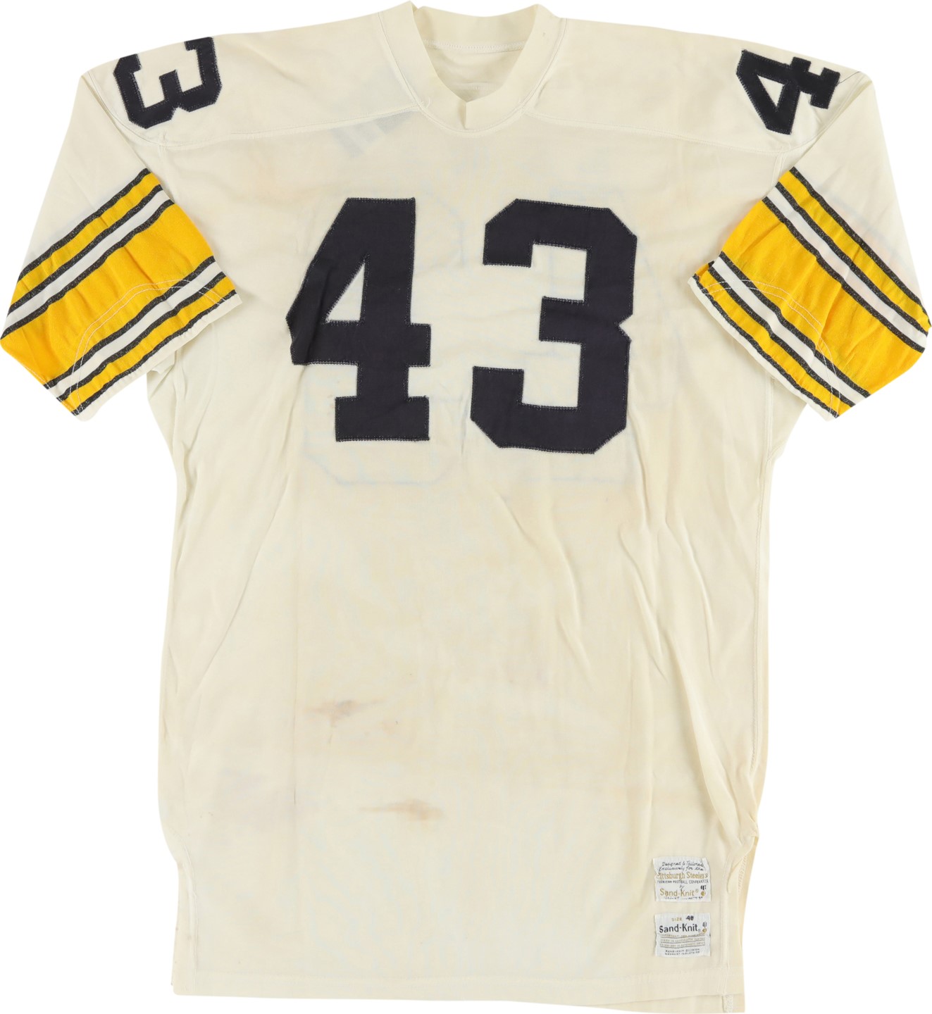 The Pittsburgh Steelers Game Worn Jersey Archive - Circa 1970s Frank Lewis Pittsburgh Steelers Game Worn Jersey