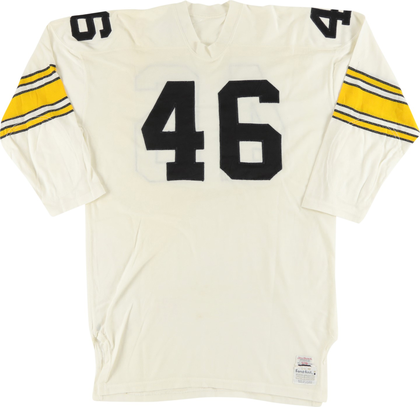 The Pittsburgh Steelers Game Worn Jersey Archive - Circa 1960s #46 Blank Pittsburgh Steelers Game Worn Jersey
