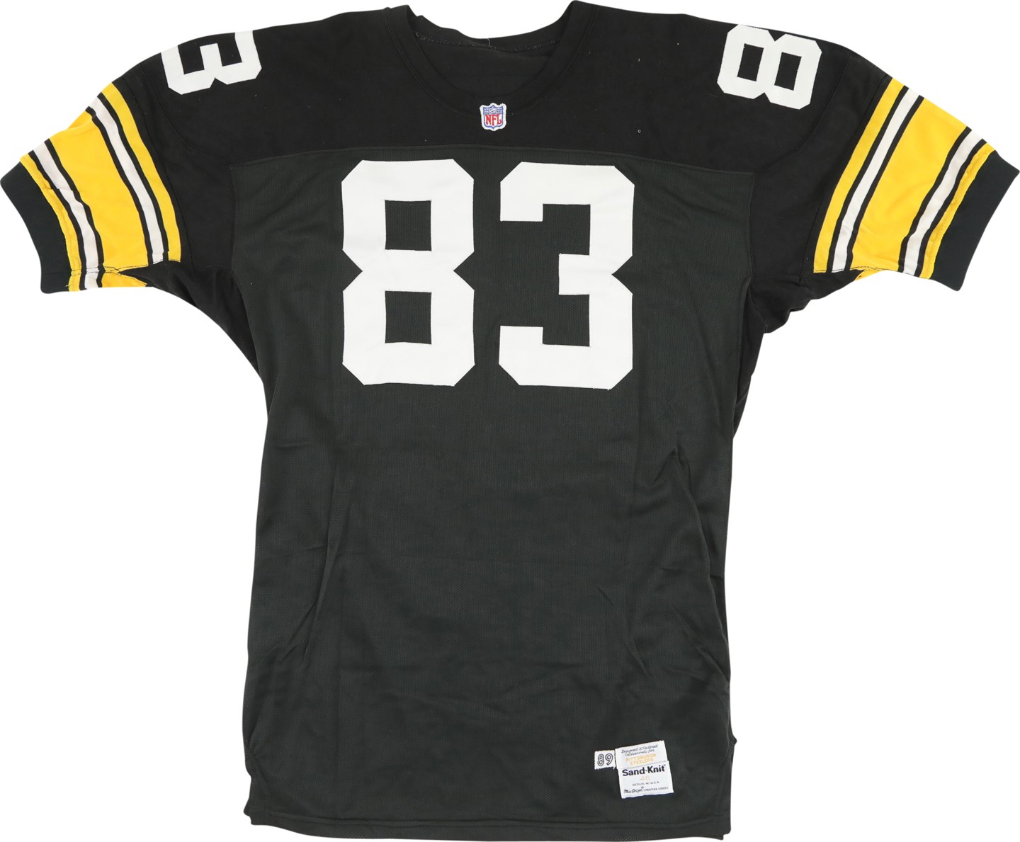 2003 Pittsburgh Steelers #59 Game Issued White Jersey 46 DP21330