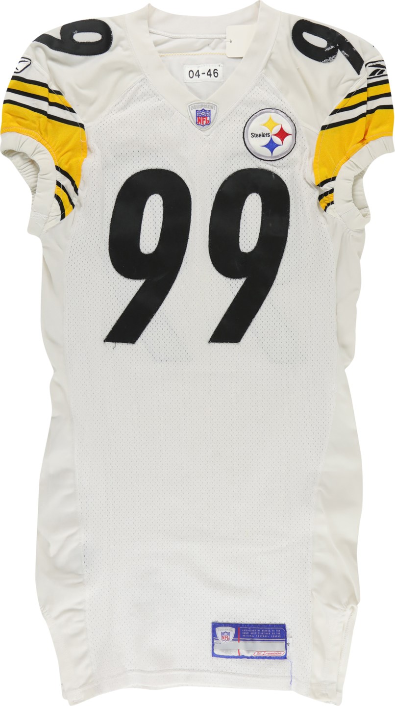 The Pittsburgh Steelers Game Worn Jersey Archive - 2004 Brett Keisel Game Worn Pittsburgh Steelers Jersey