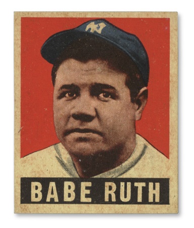 Baseball and Trading Cards - 1948-49 Leaf Babe Ruth #3 (EX-MT+)