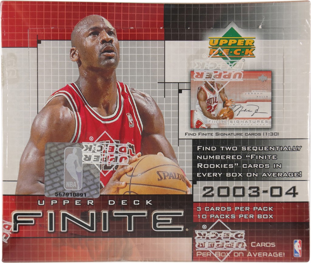 - 2003-2004 Upper Deck Finite Basketball Factory Sealed Unopened Hobby Box - LeBron James Rookie Year