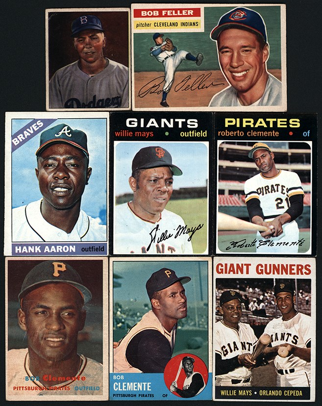 - 1950-1971 Topps & Bowman Hall of Famer Baseball Collection (22)