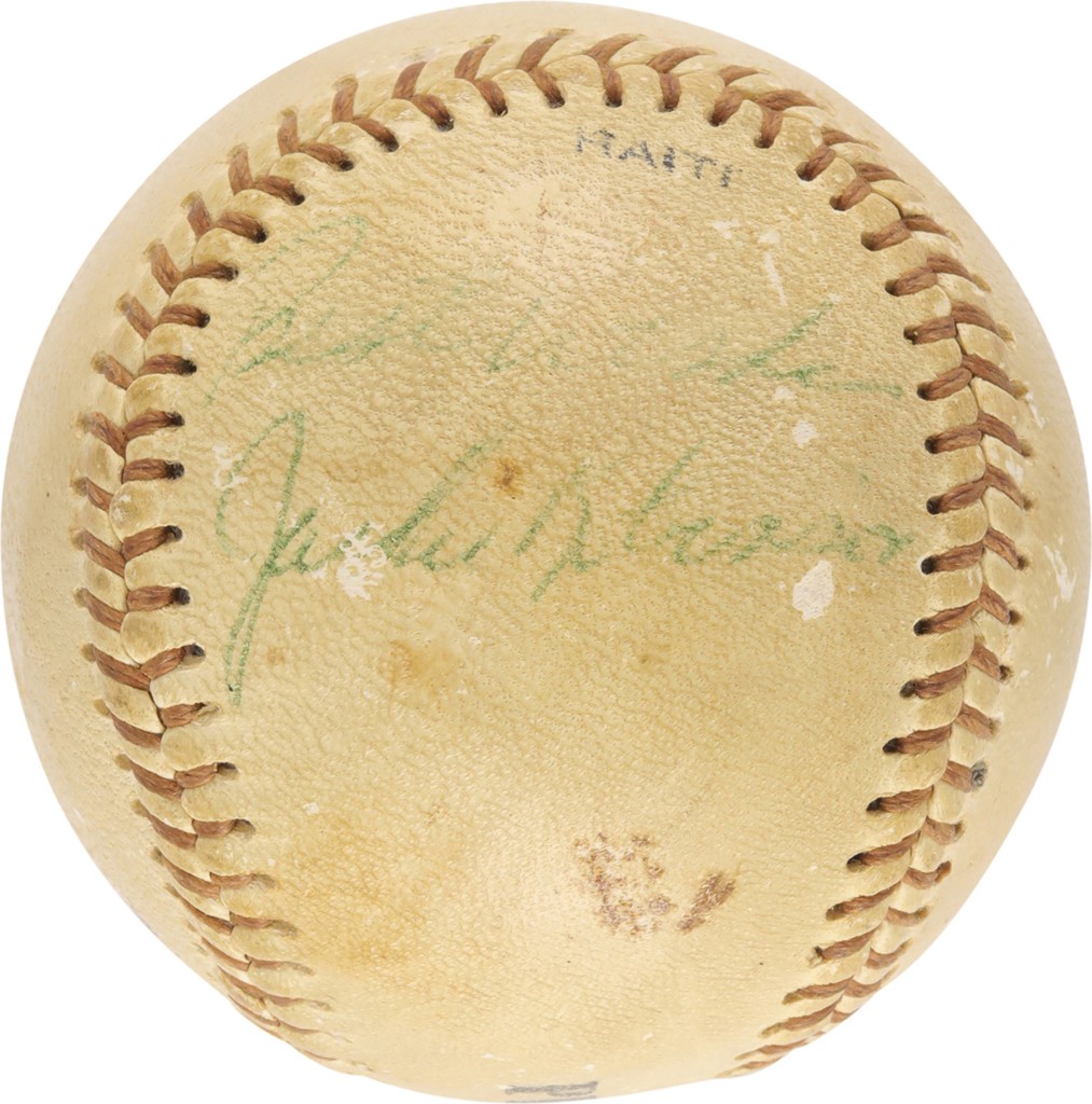 - Jackie Robinson Single-Signed Baseball (JSA)