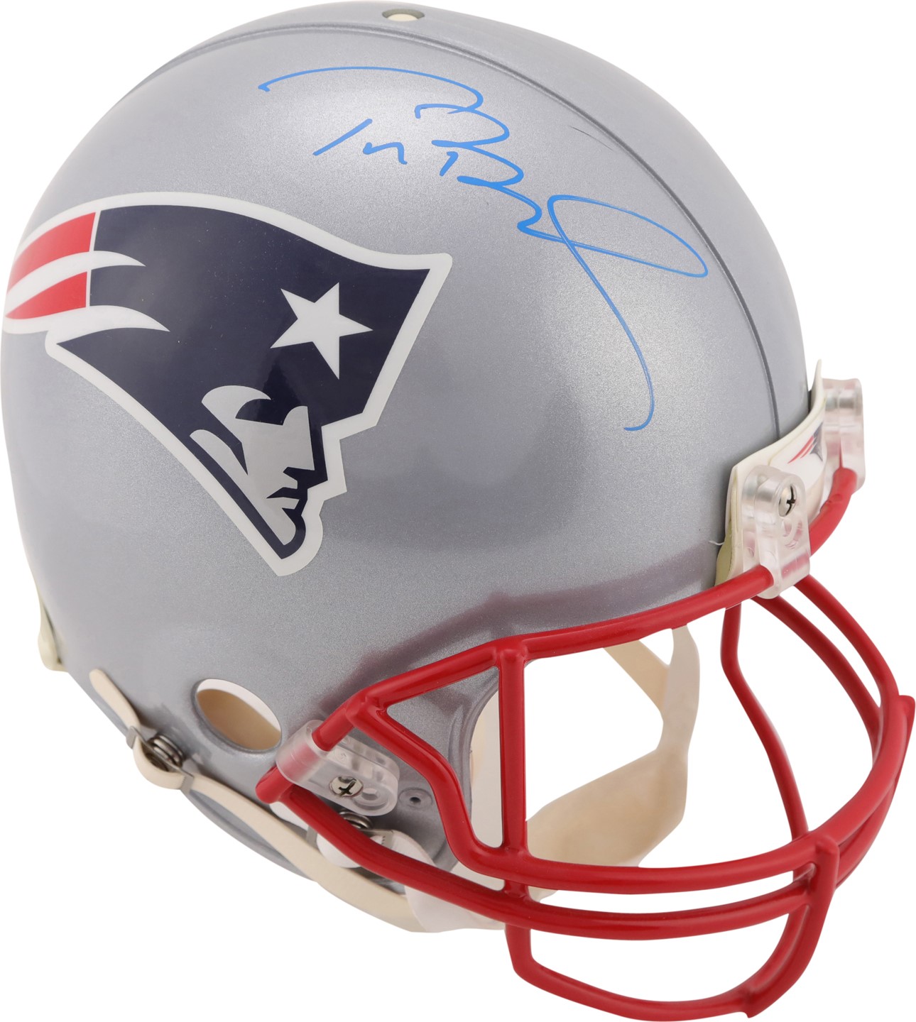 - Tom Brady New England Patriots Signed Helmet (Steiner & Tristar)
