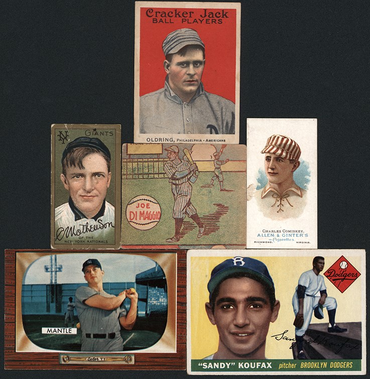 - 1888-1964 Baseball Card Archive with Allen & Ginter and Koufax Rookie (29)
