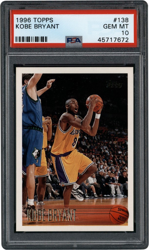 Modern Sports Cards - 1996 Topps #138 Kobe Bryant Rookie PSA GEM MINT 10