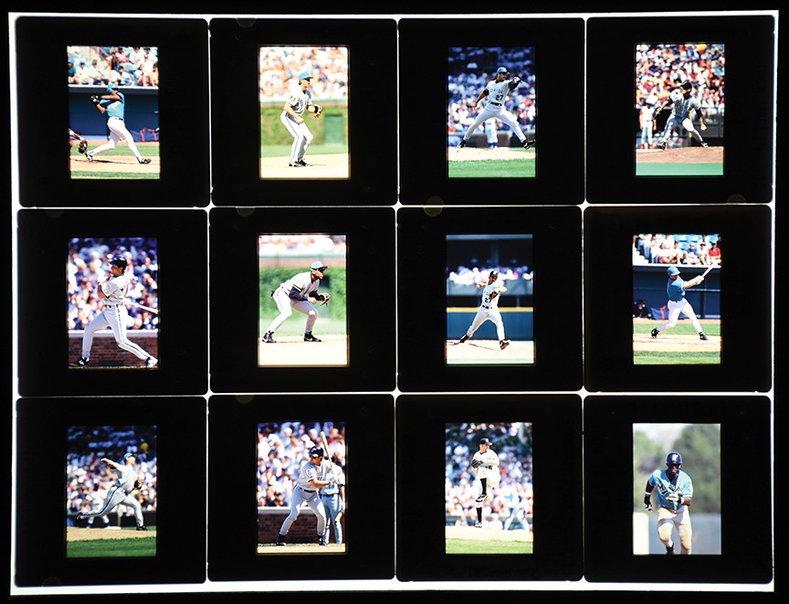 - 1980s-2000 Florida Marlins Original Slides from Donruss Photographer (3800)