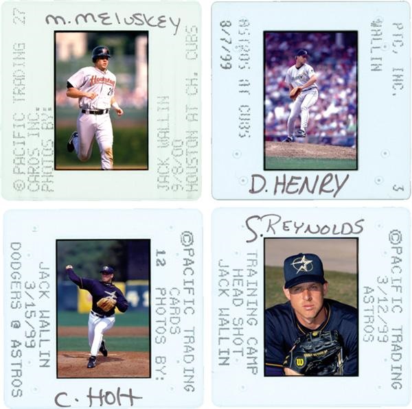 Baseball Memorabilia - 1980s-2000 Houston Astros Original Slides from Donruss Photographer (3500+)