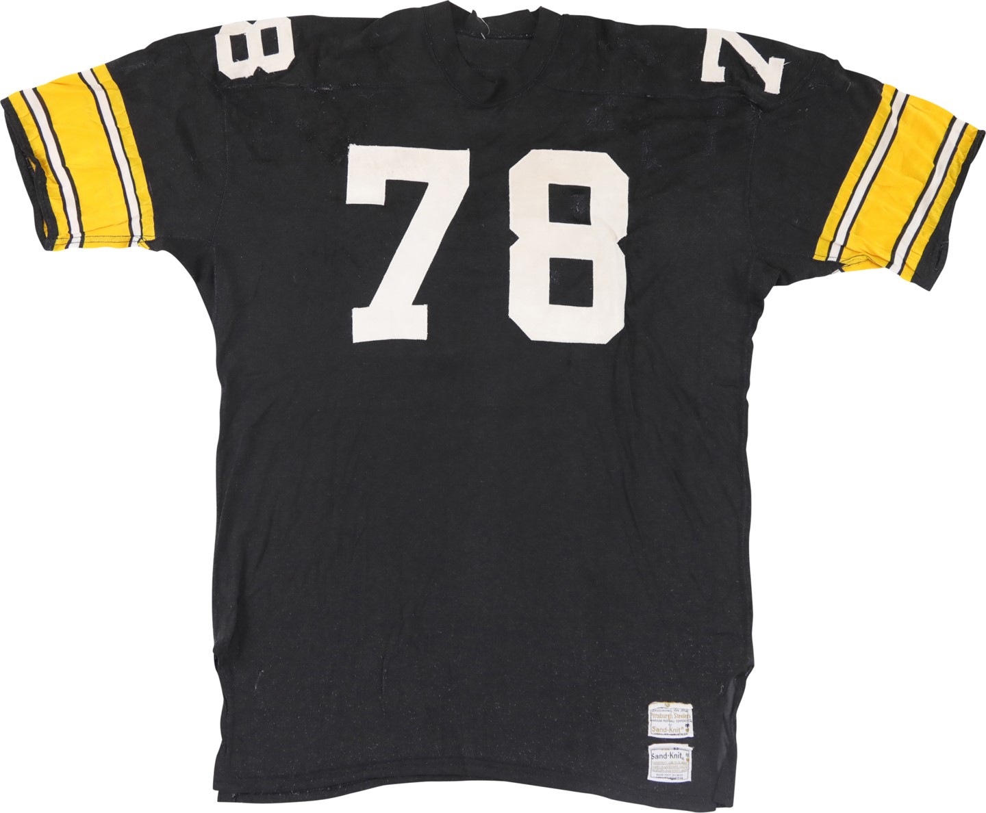 Mid-1970s Dwight White Pittsburgh Steelers Game Worn Jersey (Steelers Letter)