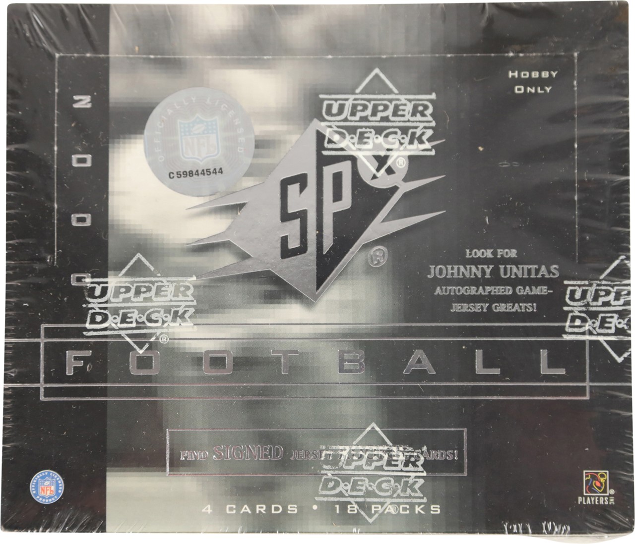 The G.O.A.T Collection - 2000 SPX Football Factory Sealed Hobby Box - Tom Brady Rookie Year