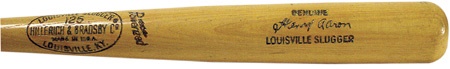 Bats - 1969-72 Hank Aaron Game Used Bat (35”)
