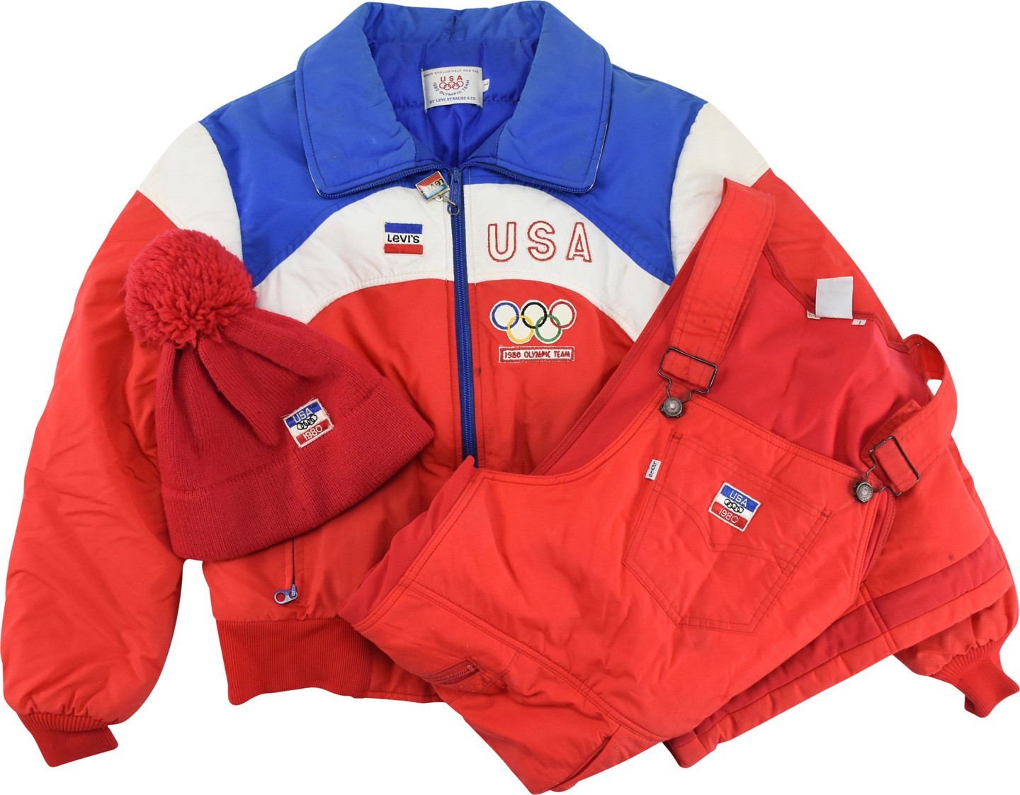 - 1980 Mike Eruzione Worn USA Olympic Team Parka, Pants & Beanie from The Mike Eruzione Collection (Eruzione LOA)