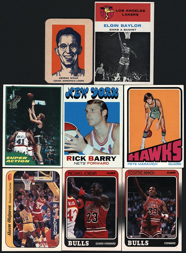- 1952-1988 Basketball Card Collection with Michael Jordan (24)