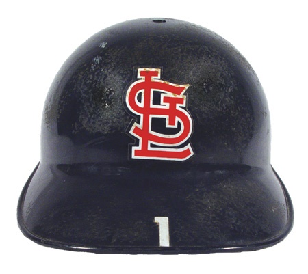 Baseball Equipment - Ozzie Smith Game Used Helmet