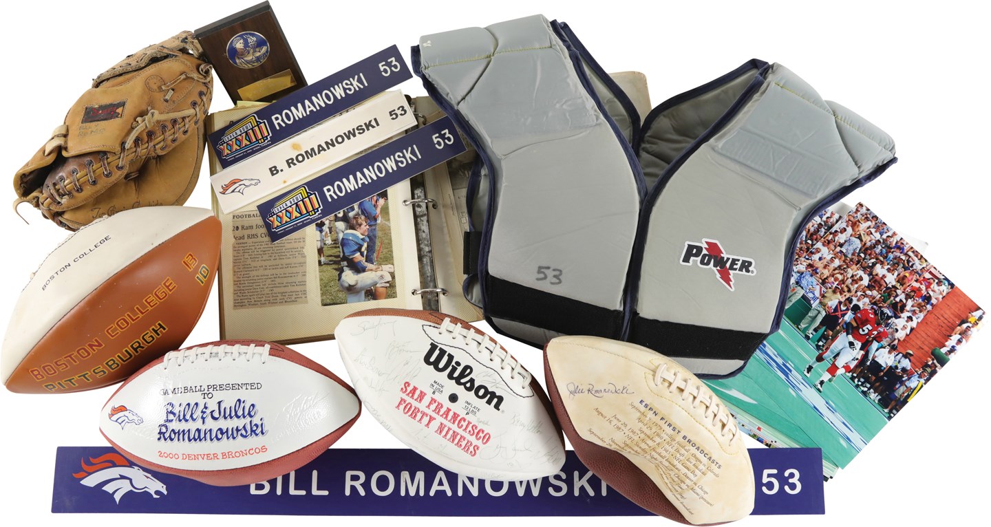 Football - Tremendous Bill Romanowski Personal Effects and Memorabilia Collection