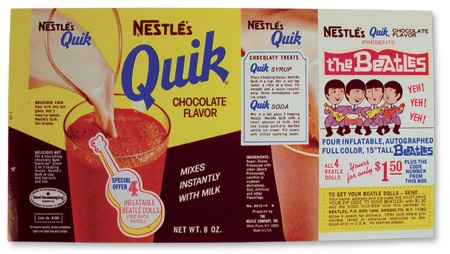 Beatles Nestle’s Quik Label