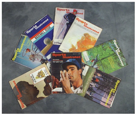 Tickets, Publications & Pins - Complete Run of 1955 - 1964 Sports Illustrated Magazines with First Issue