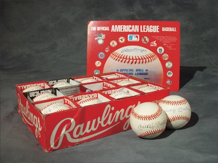 - Mickey Mantle Single Signed Baseballs (12)