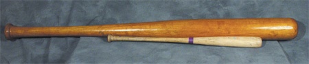 - Large 1930’s Sporting Goods Store Display Bat (66”)