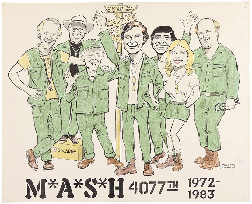 - Original MASH Artwork By Murray Olderman