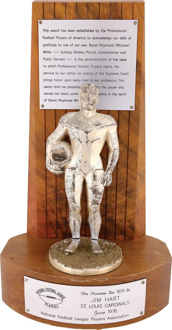 - m Hart 1975 Byron Whizzer White Man of the Year Award