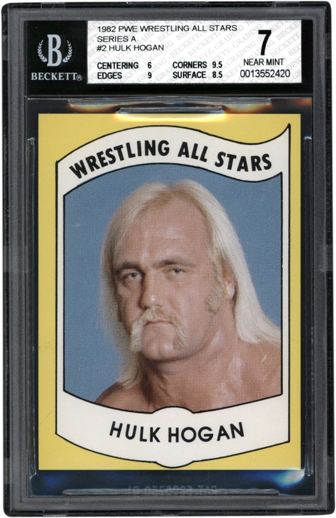 Baseball and Trading Cards - 1982 PWE Wrestling All Stars Series A #2 Hulk Hogan NEAR MINT 7