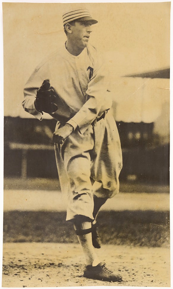 Vintage Sports Photographs - Rare Circa 1910 Eddie Plank Oversized Photo