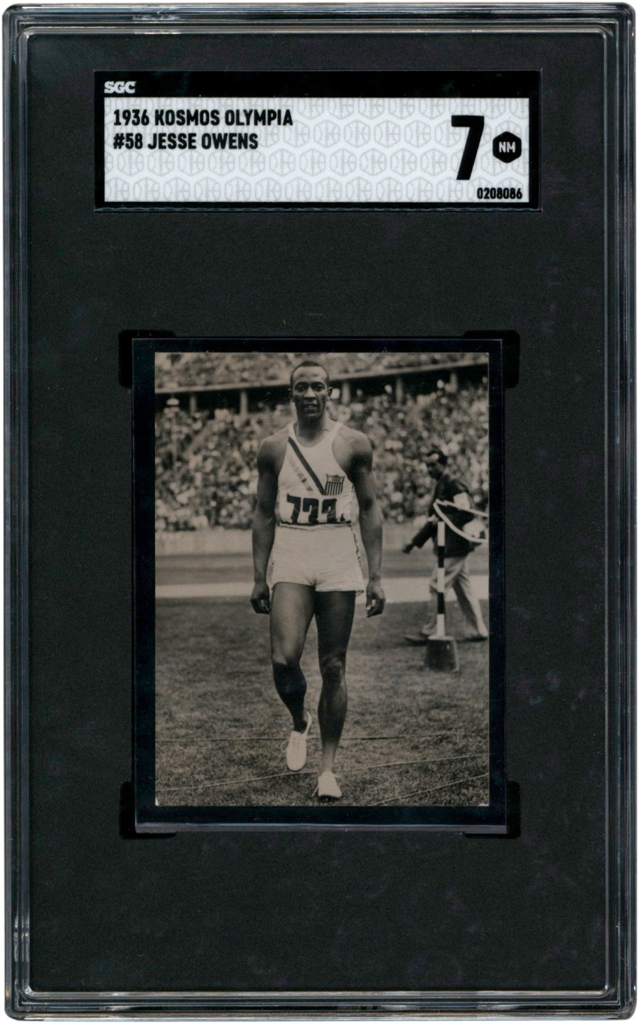 Baseball and Trading Cards - 1936 Kosmos Olympia #58 Jesse Owens - Only SGC Graded Example SGC NM 7