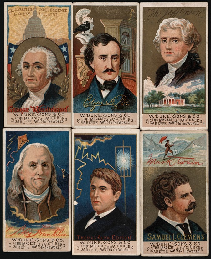 Non-Sports Cards - 1888 N76 W. Duke Sons & Co. Great Americans Complete Set (50)