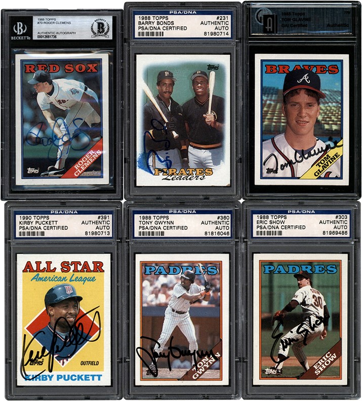 Baseball and Trading Cards - 1988 Topps Baseball Complete Set with (700+) Signed