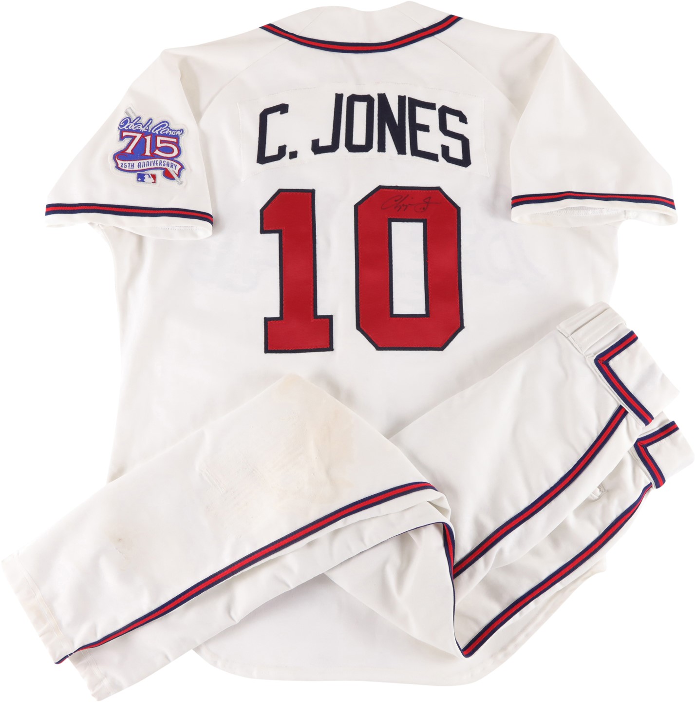 Baseball Equipment - 1999 Chipper Jones Atlanta Braves Game Worn "MVP" Uniform