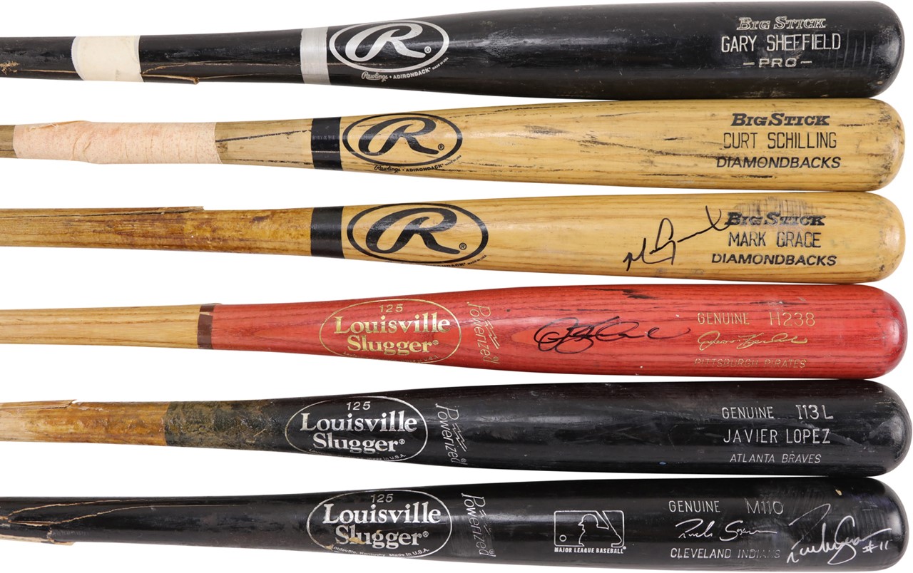 Baseball Equipment - Baseball Superstar Game Used Bat Collection from MLB Bat Boy (16)